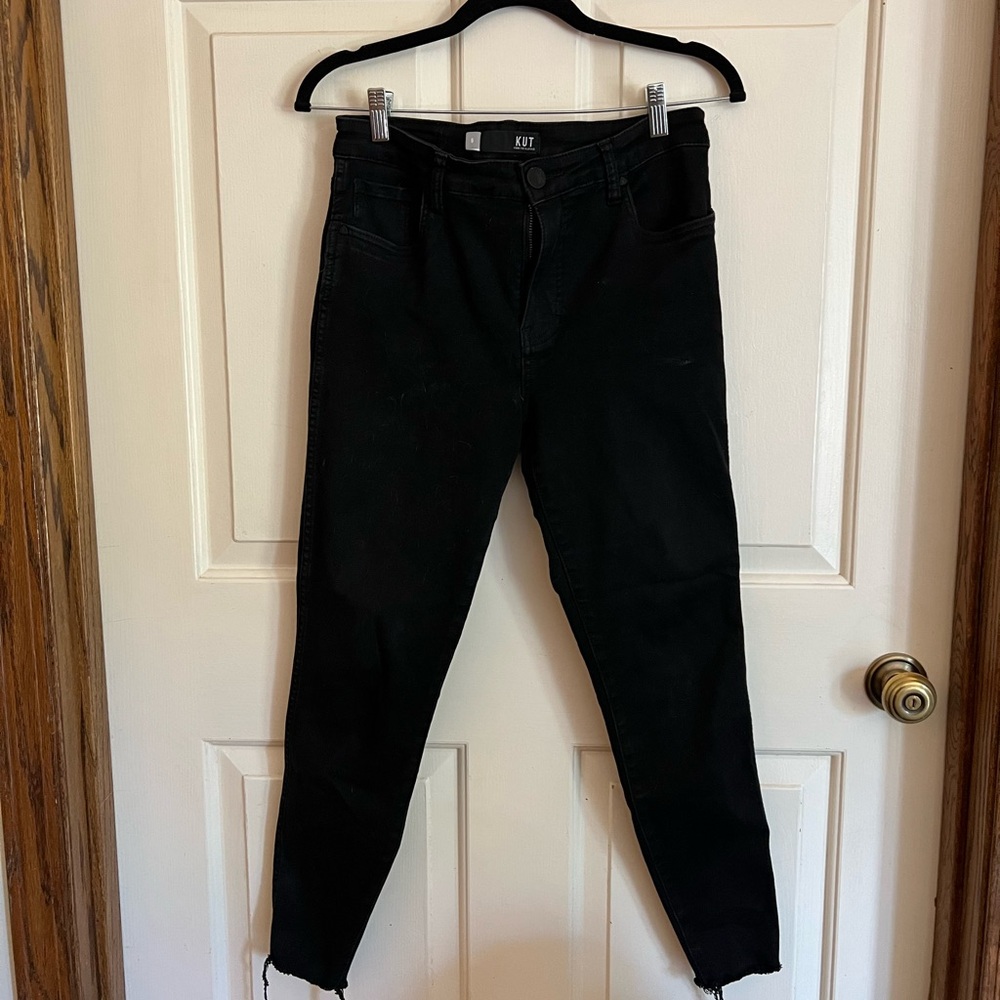 Donna High Rise Fab Ab Ankle Skinny Size 8